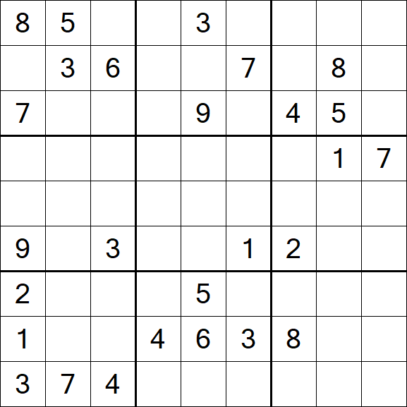 Sudoku - Difficile