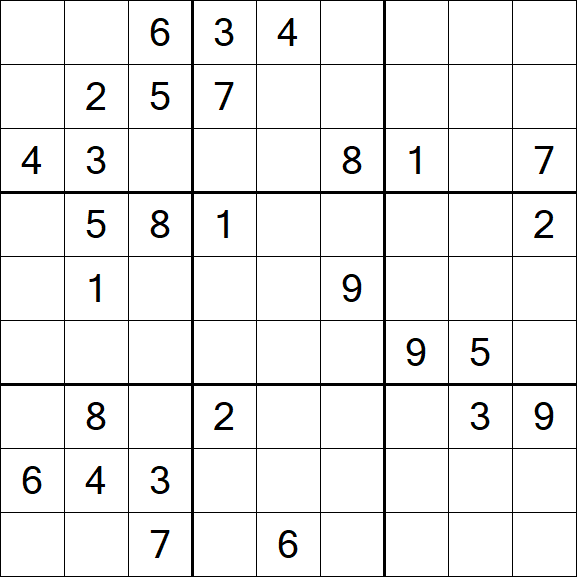 Sudoku - Difficile