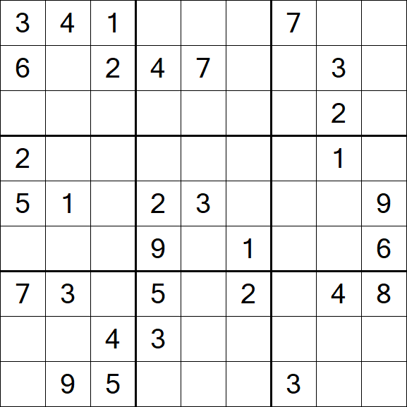 Sudoku - Difficile