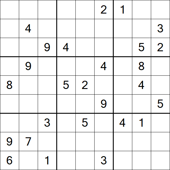 Sudoku - Difficile