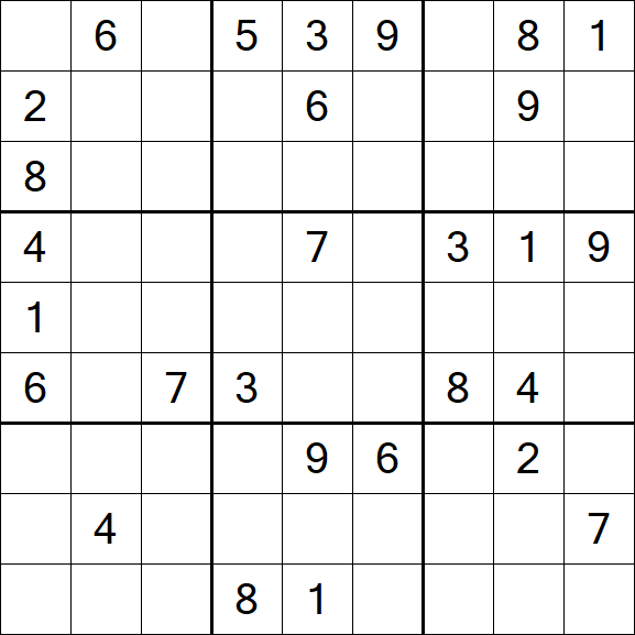 Sudoku - Difficile