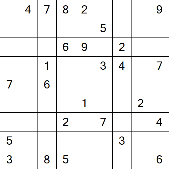 Sudoku - Difficile
