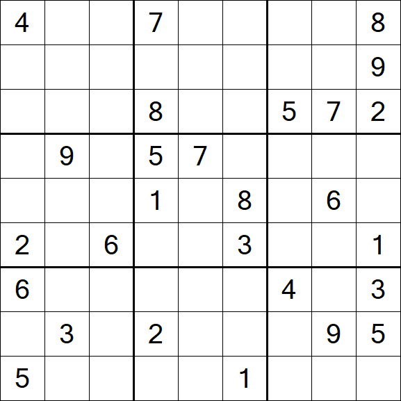 Sudoku - Difficile