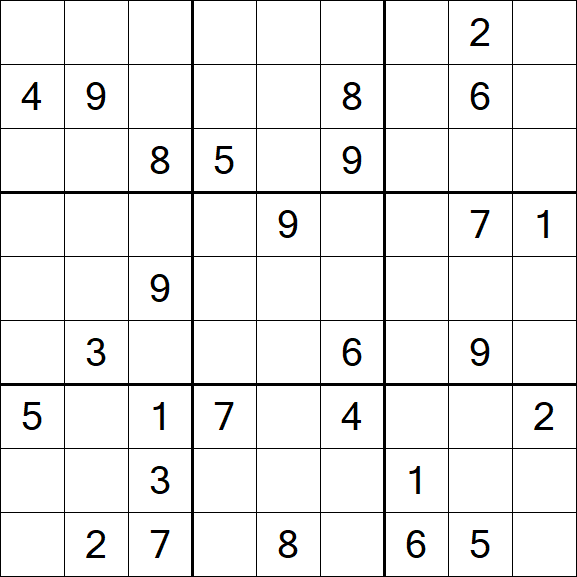 Sudoku - Difficile