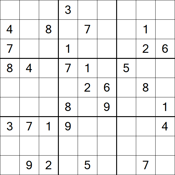 Sudoku - Difficile