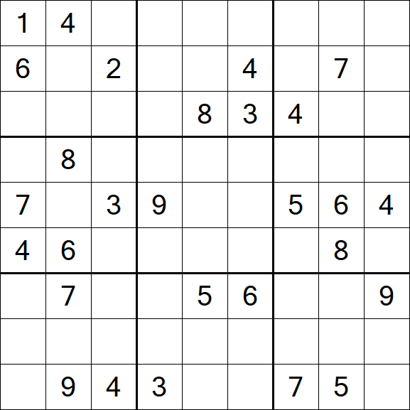 Sudoku - Difficile