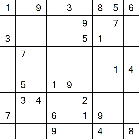 Sudoku - Difficile
