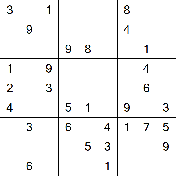 Sudoku - Difficile