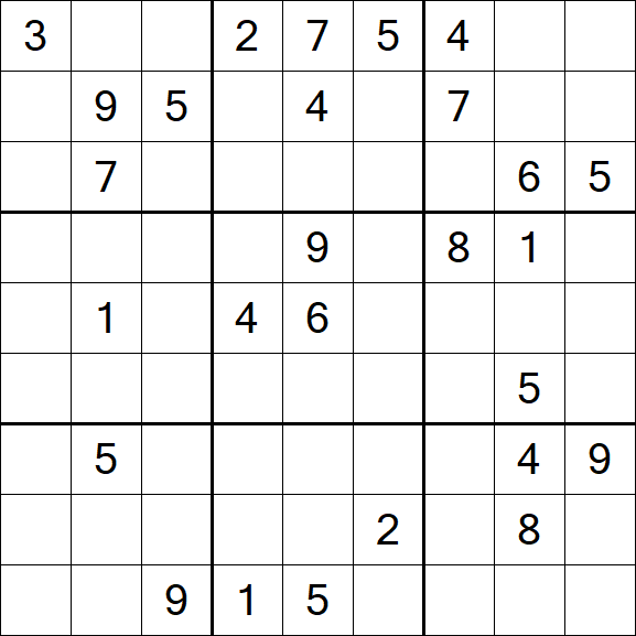 Sudoku - Difficile