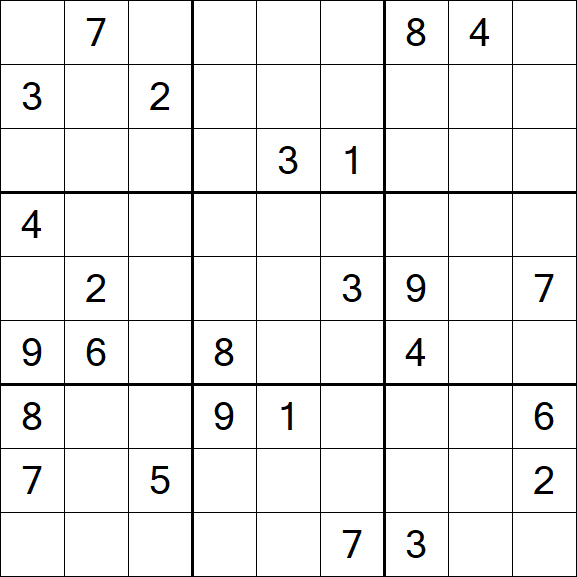 Sudoku - Difficile