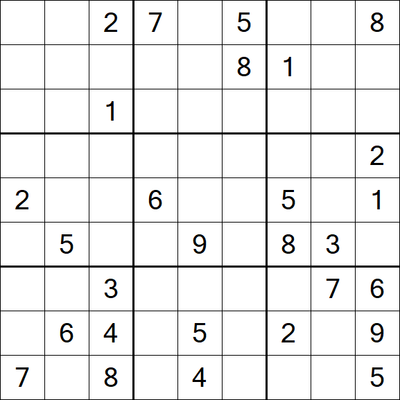 Sudoku - Difícil