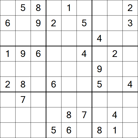 Sudoku - Difícil