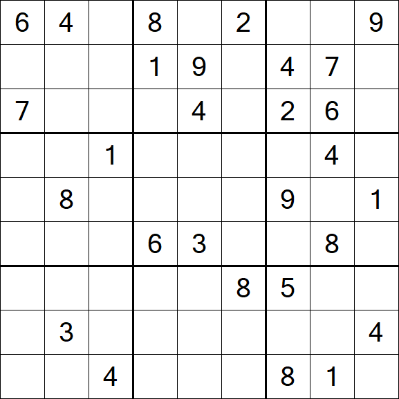 Sudoku - Difícil