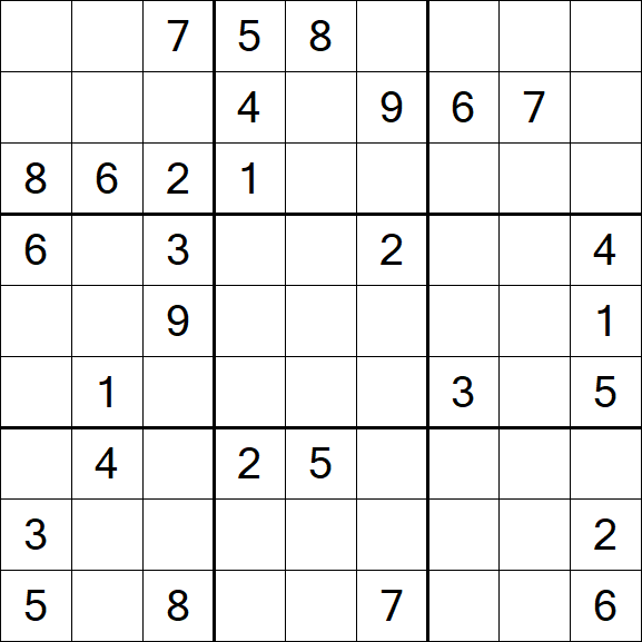 Sudoku - Schwierig