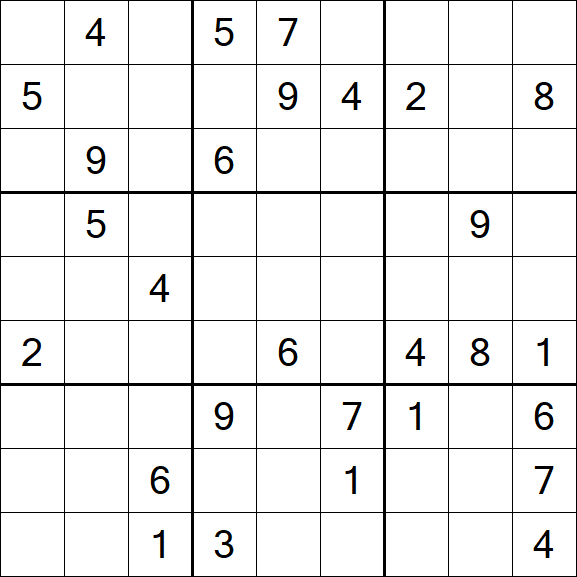 Sudoku - Difícil