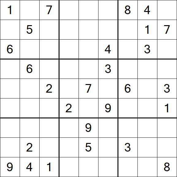 Sudoku - Difícil