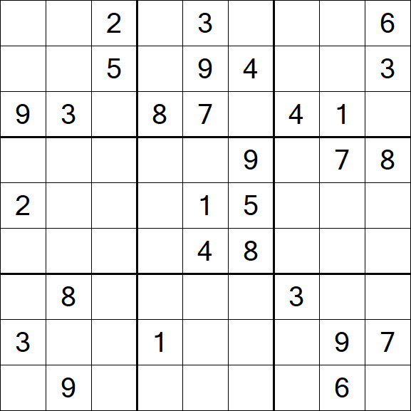 Sudoku - Schwierig