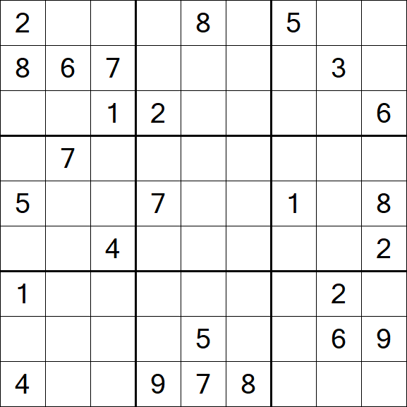 Sudoku - Difficile