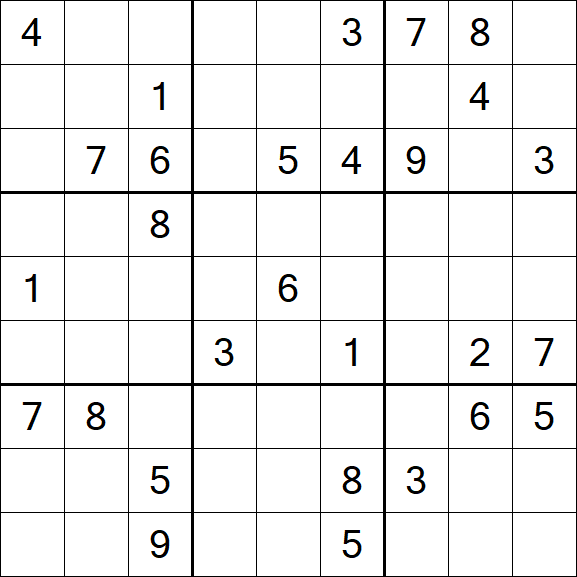 Sudoku - Difficile