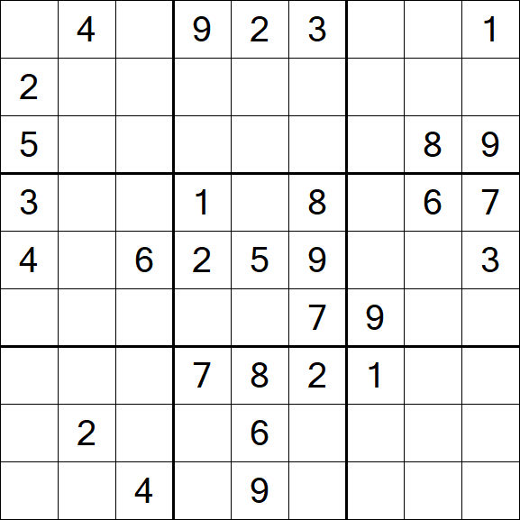 Sudoku - Schwierig