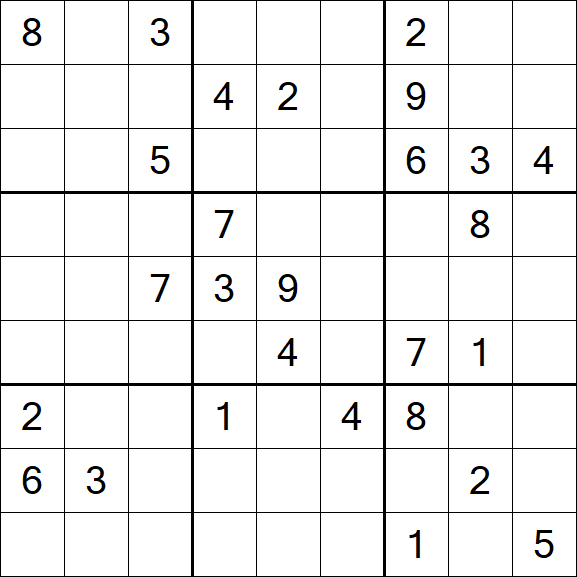 Sudoku - Difficile