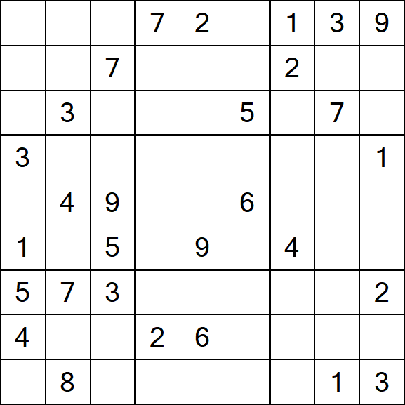 Sudoku - Difficile