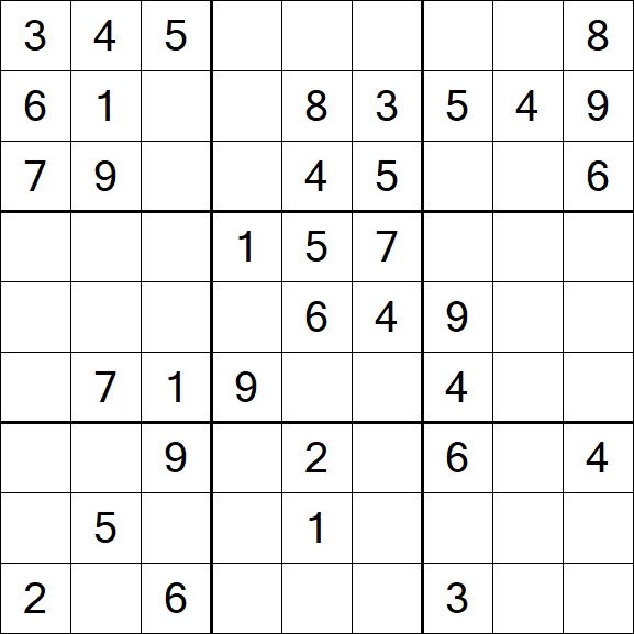 Sudoku Médio Para Imprimir.