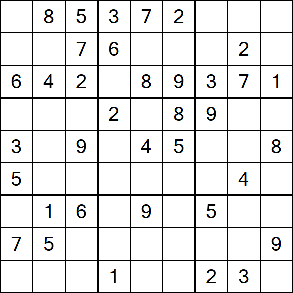 Sudoku - Medium