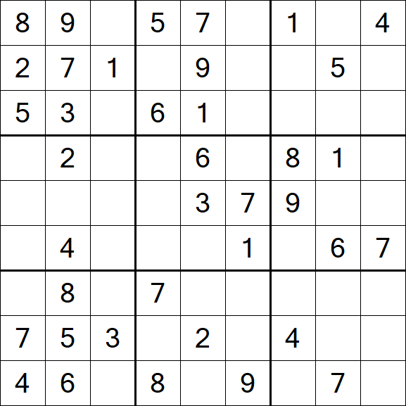 Sudoku - Medium