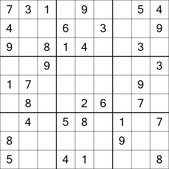 Sudoku - Medium