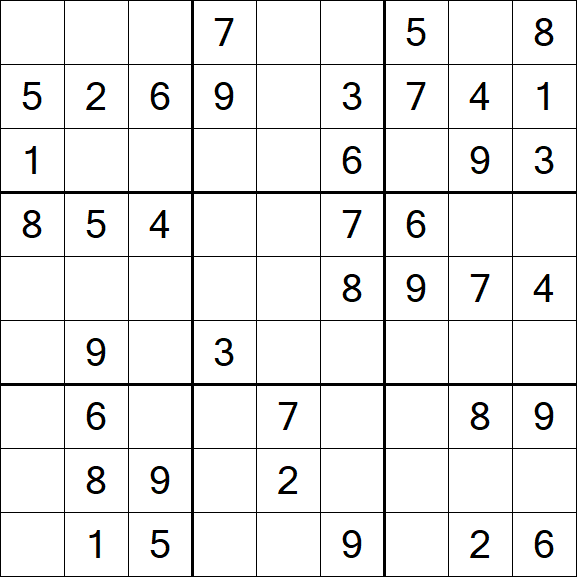 Sudoku - Medium