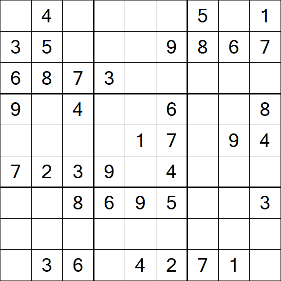 Sudoku - Medio
