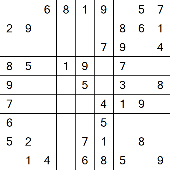 Sudoku - Medio