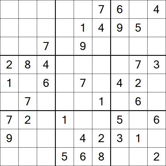 Sudoku - Medium