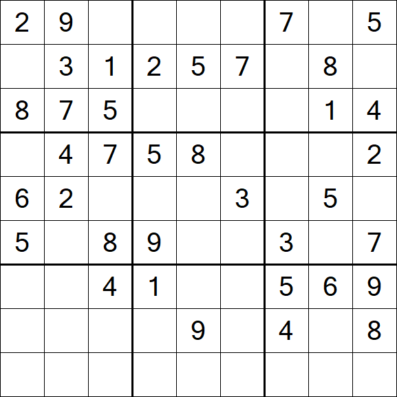 Sudoku - Medium