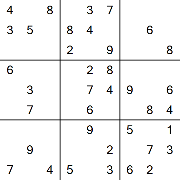 Sudoku - Medium