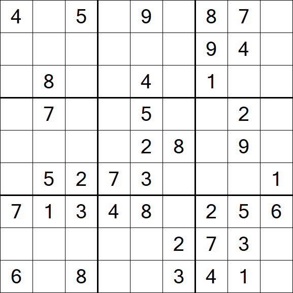 Sudoku - Medio