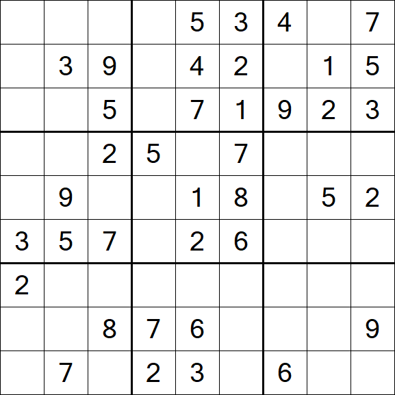 Sudoku - Médio