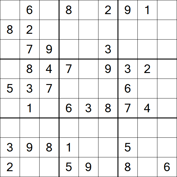 Sudoku - Médio