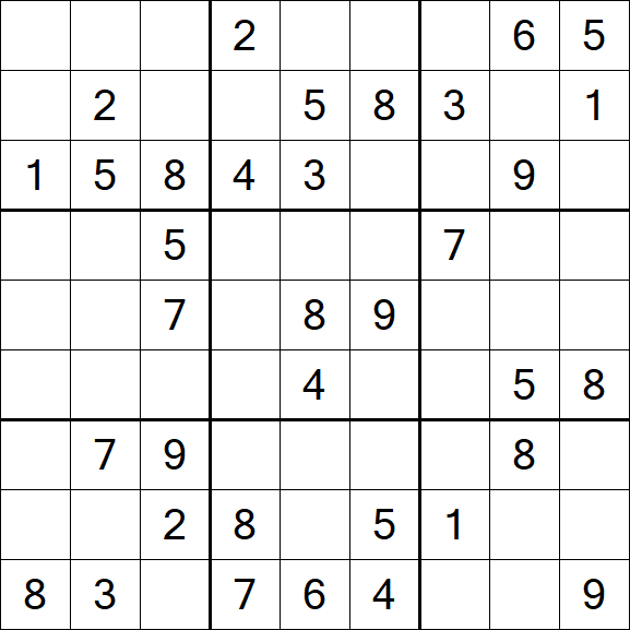 Sudoku - Médio