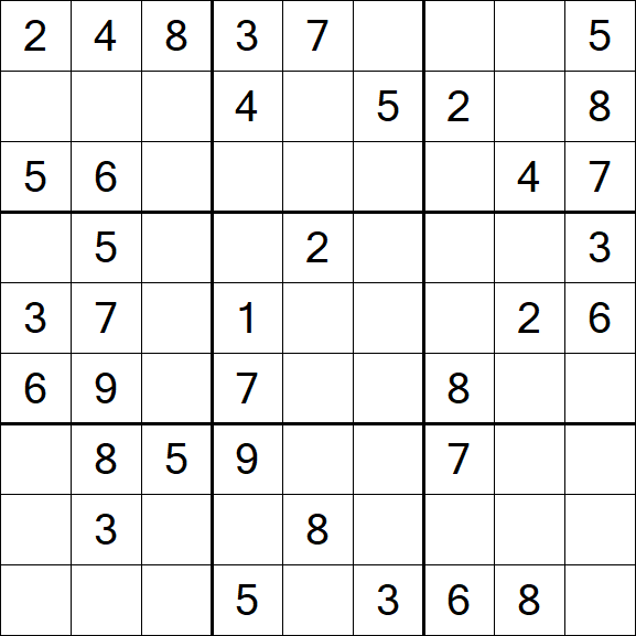 Sudoku - Médio