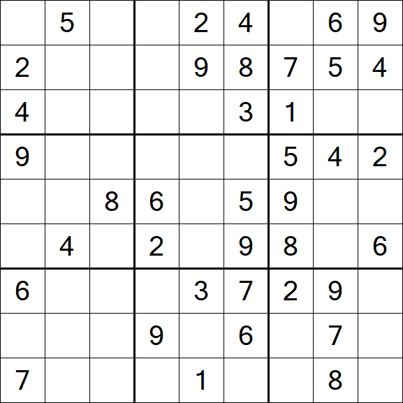 Sudoku - Médio