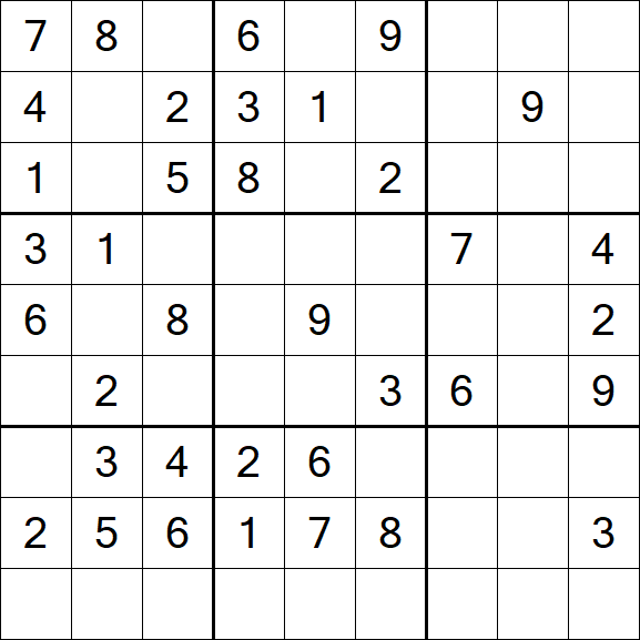 Sudoku - Medium