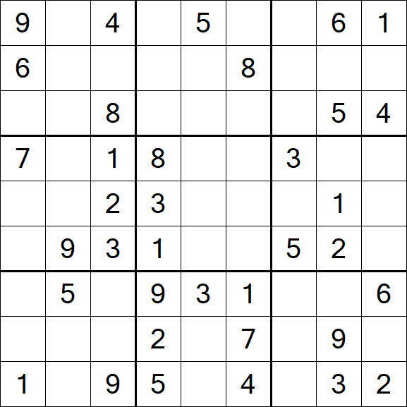 Sudoku - Medium