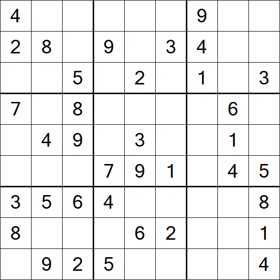 Sudoku - Medium