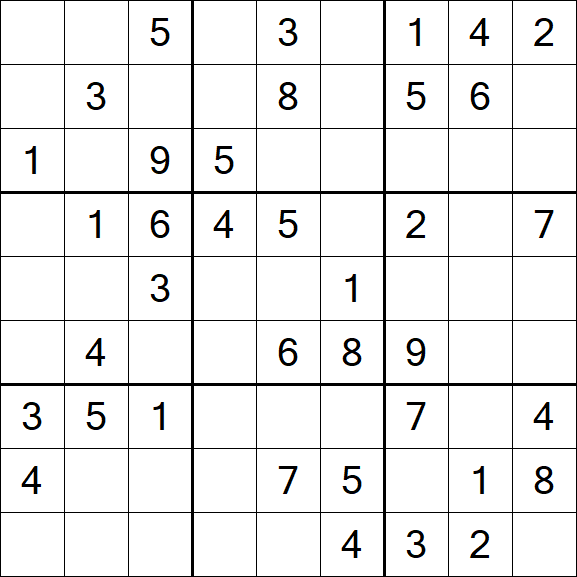 Sudoku - Medium