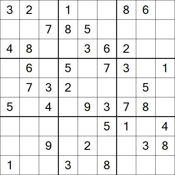 Sudoku - Moyen