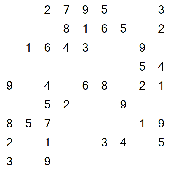 Sudoku - Medio