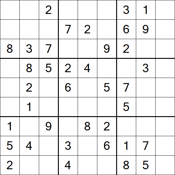 Sudoku - Medio