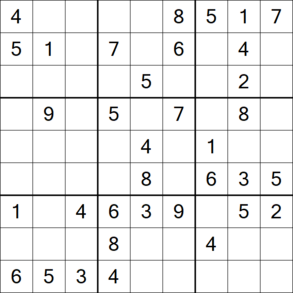 Sudoku - Medio
